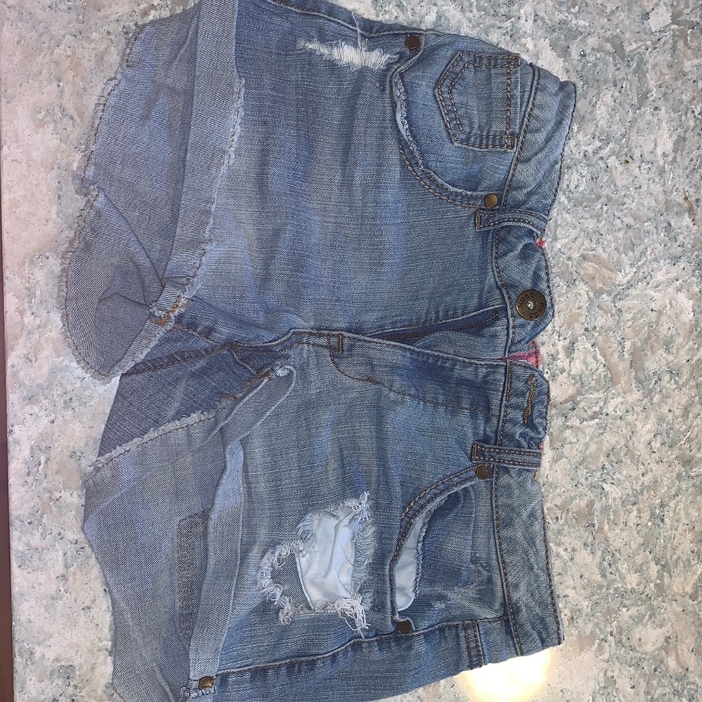 Light wash jean shoes  size 9 Mudd brand